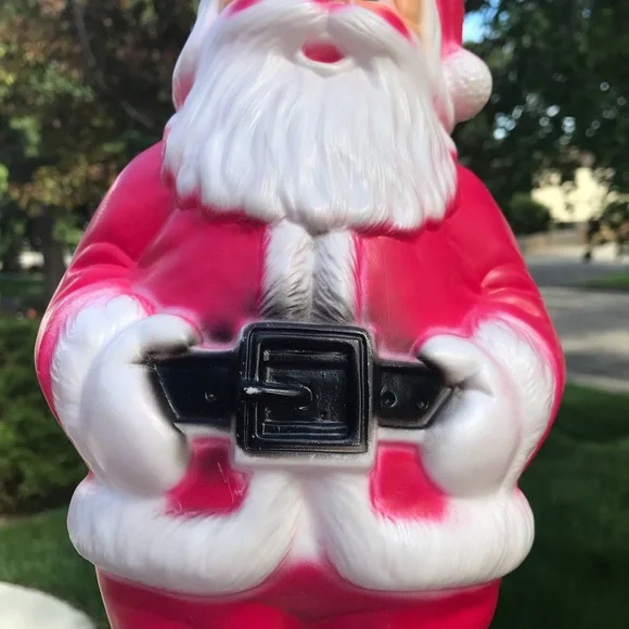 12” vintage Regal Toys made in Canada blow mold Santa Claus retro Christmas - Picture 7 of 9